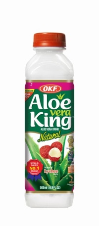 LYCHEE ALOE VERA DRINK 500ml ALOE VERA KING